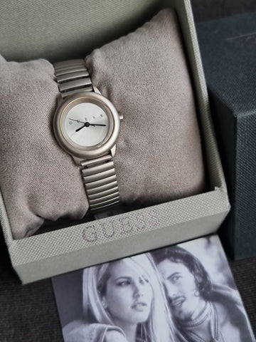 GUESS Ladies Watch Strachable Steel Chain
